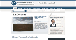 Desktop Screenshot of imobiliariaangola.com